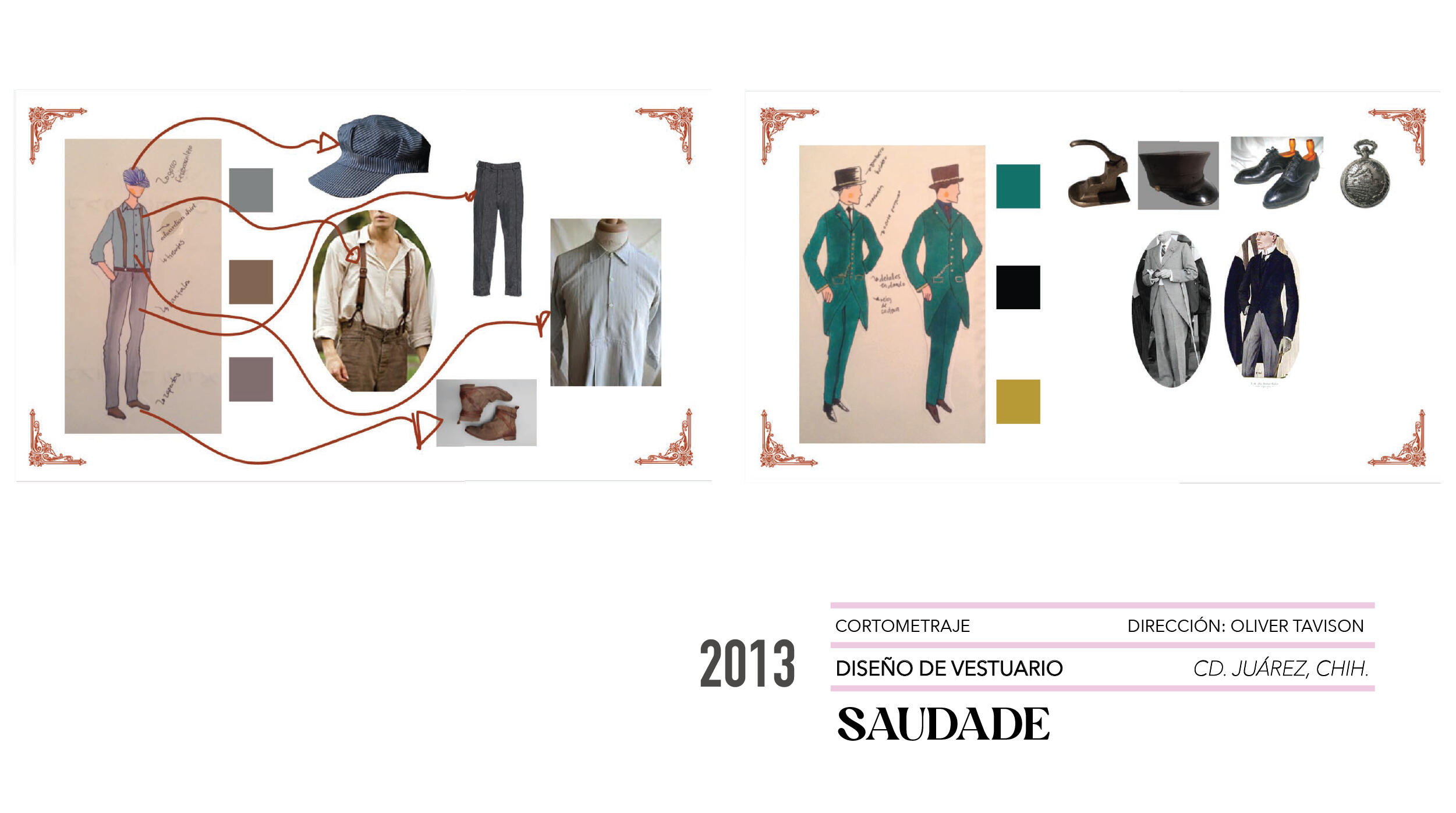 BOCETOS VESTUARIO SAUDADE