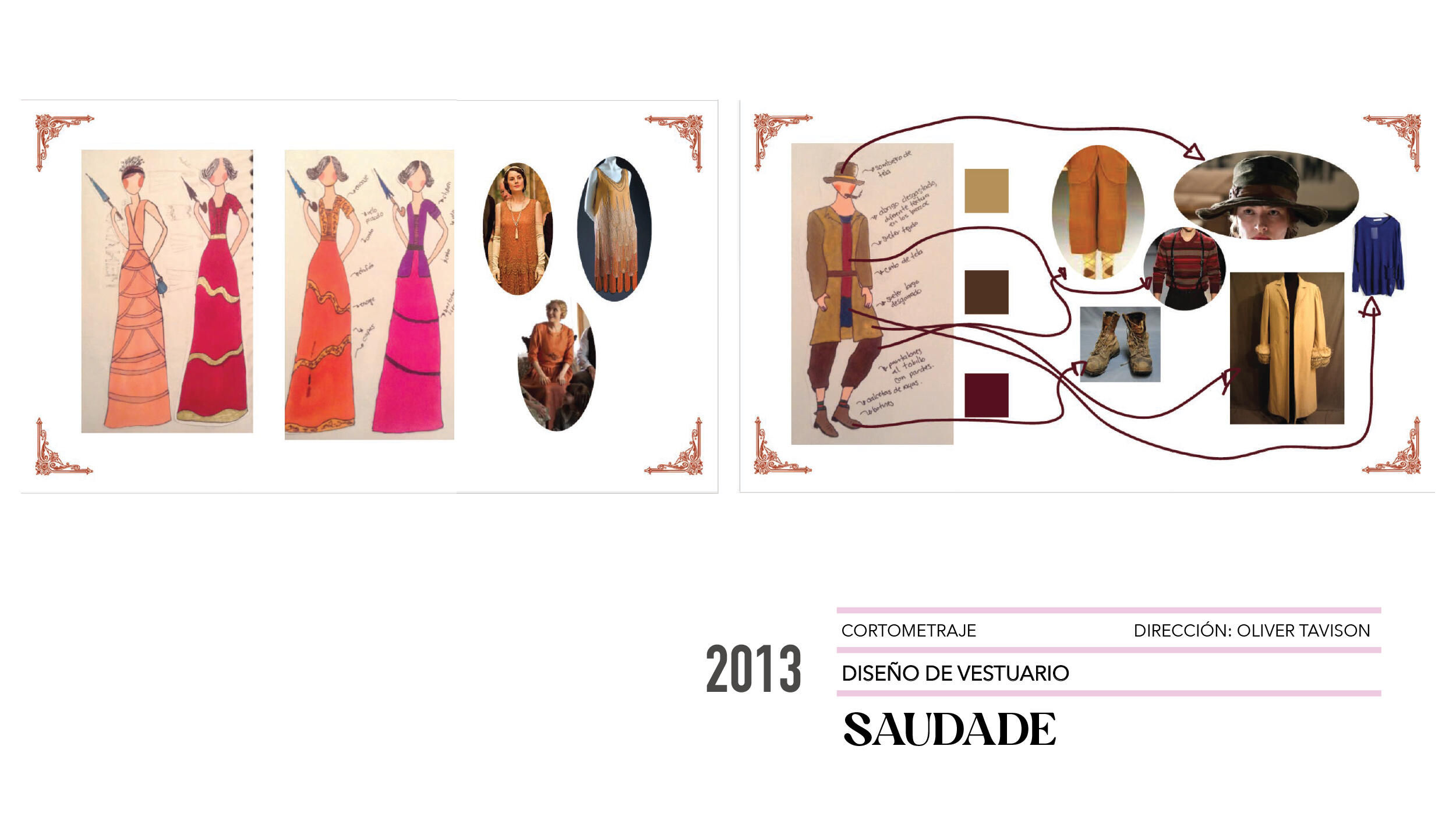 BOCETOS VESTUARIO SAUDADEE